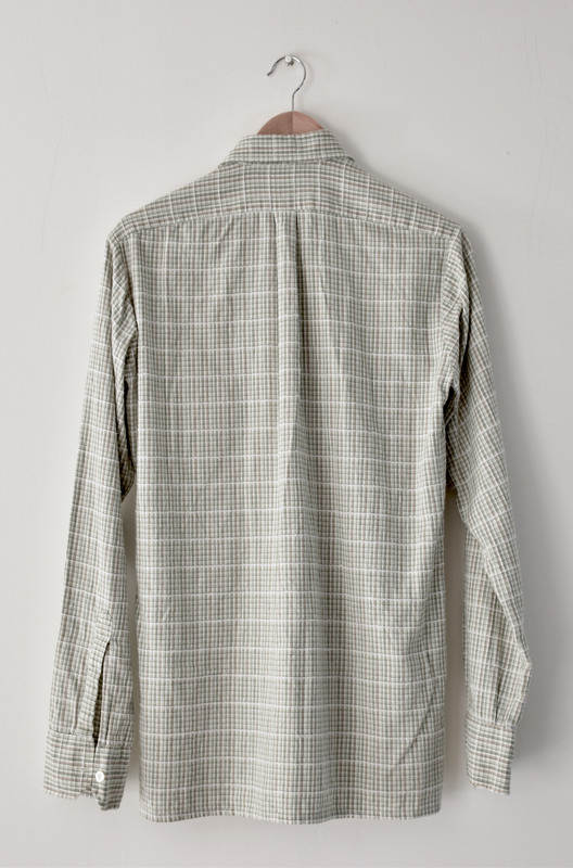 Chemise pastel à petits carreaux