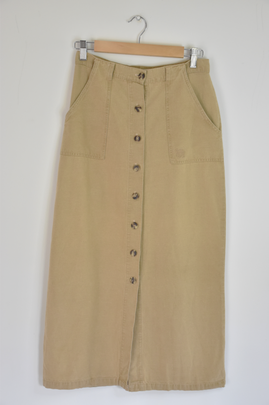 Jupe longue beige