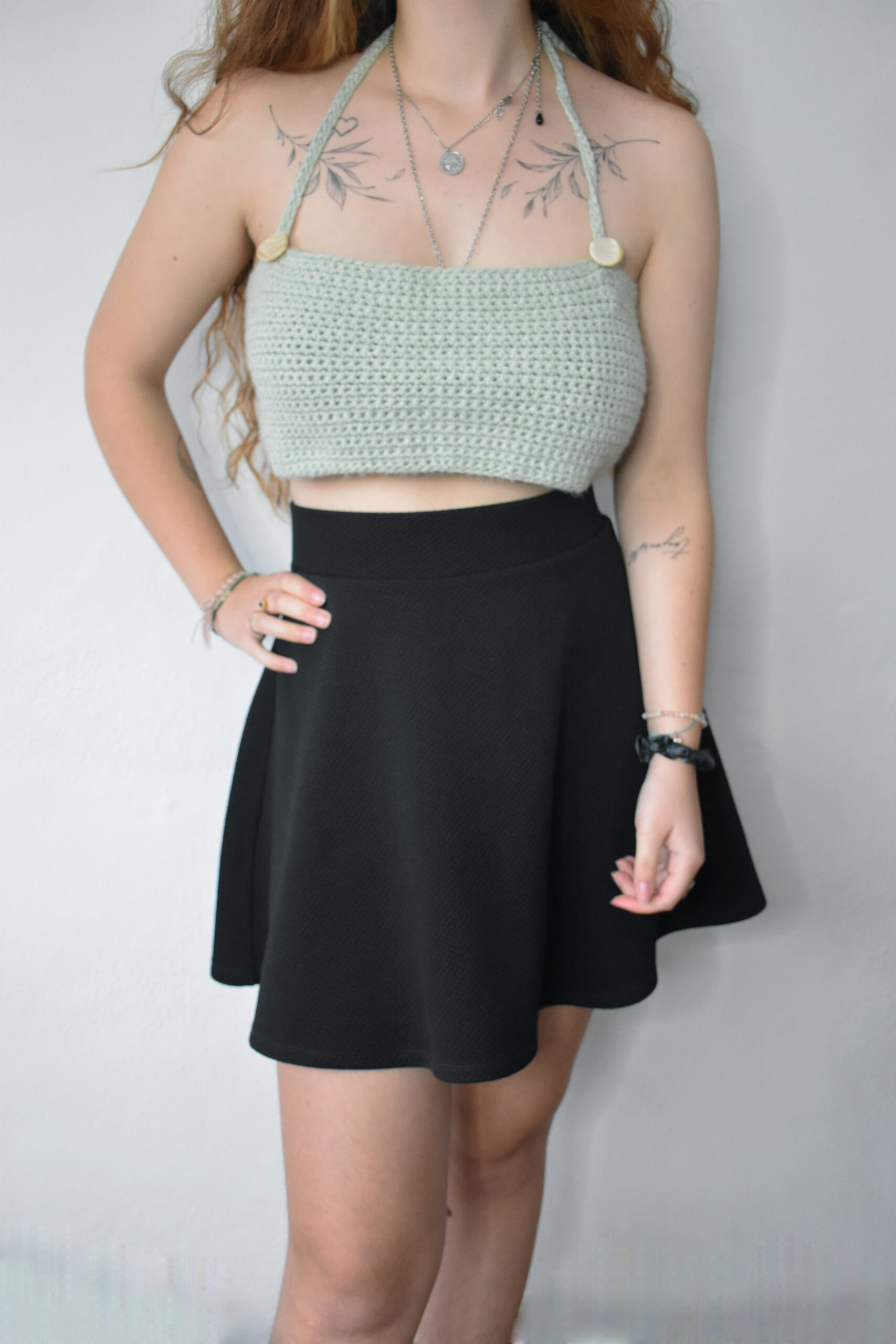 Haut crochet anis