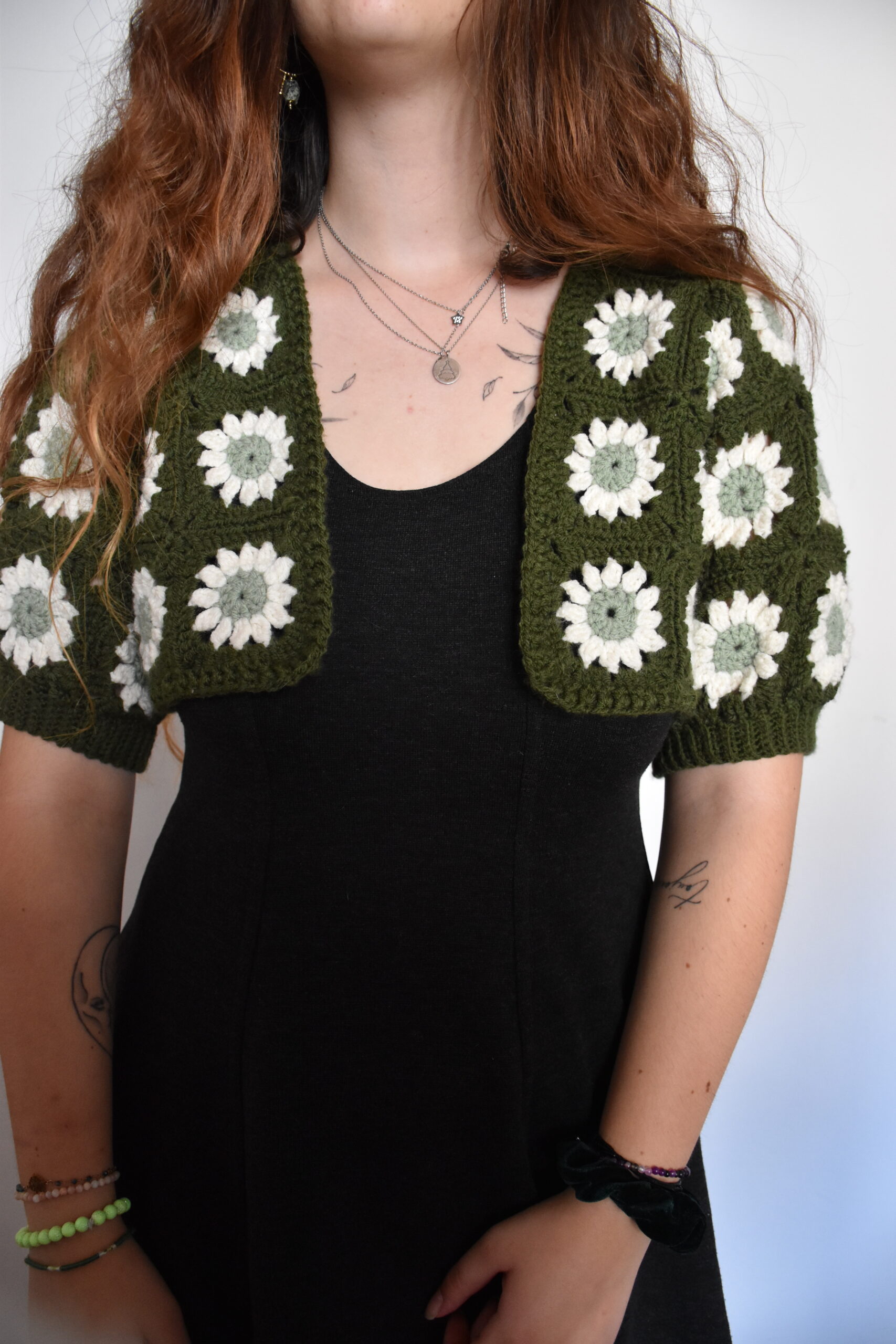 Gilet à fleurs