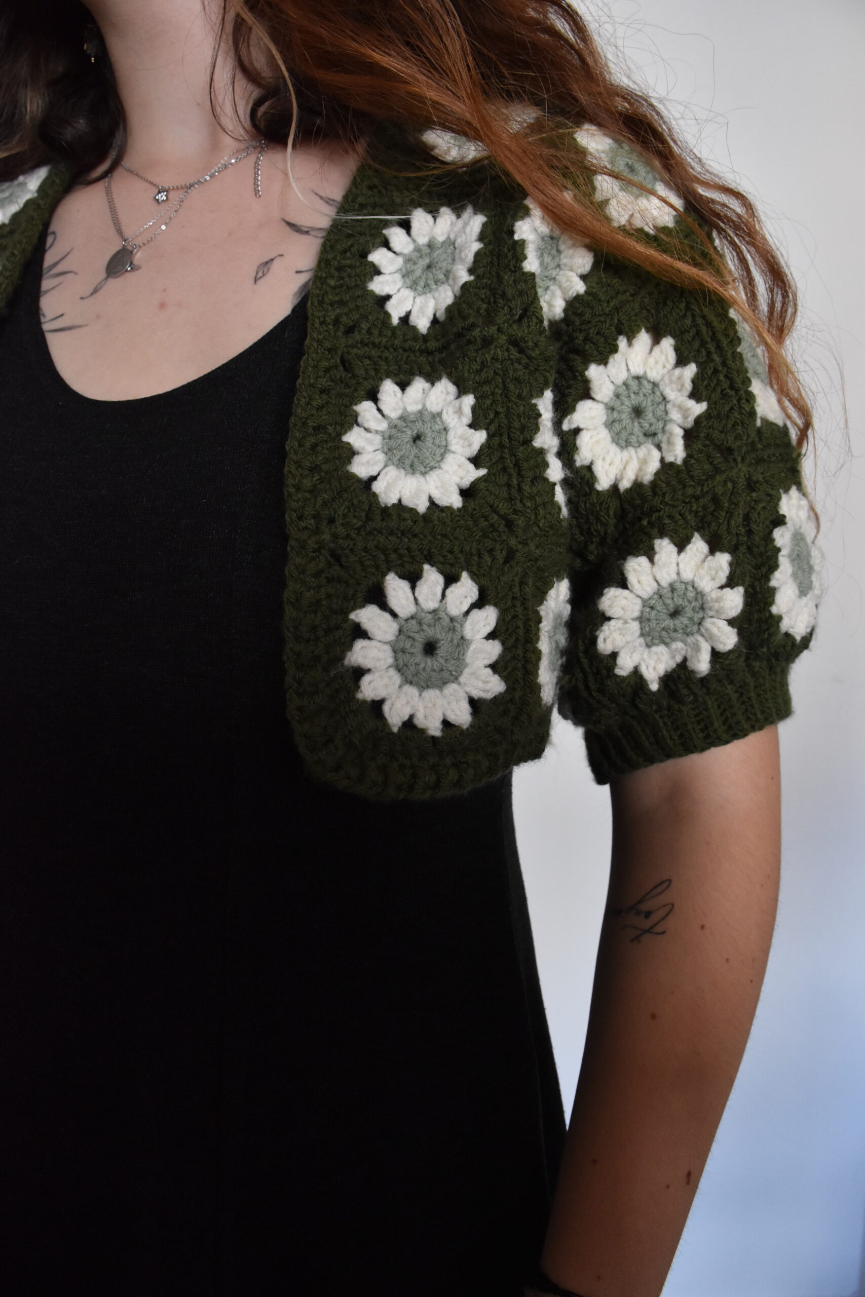 Gilet à fleurs