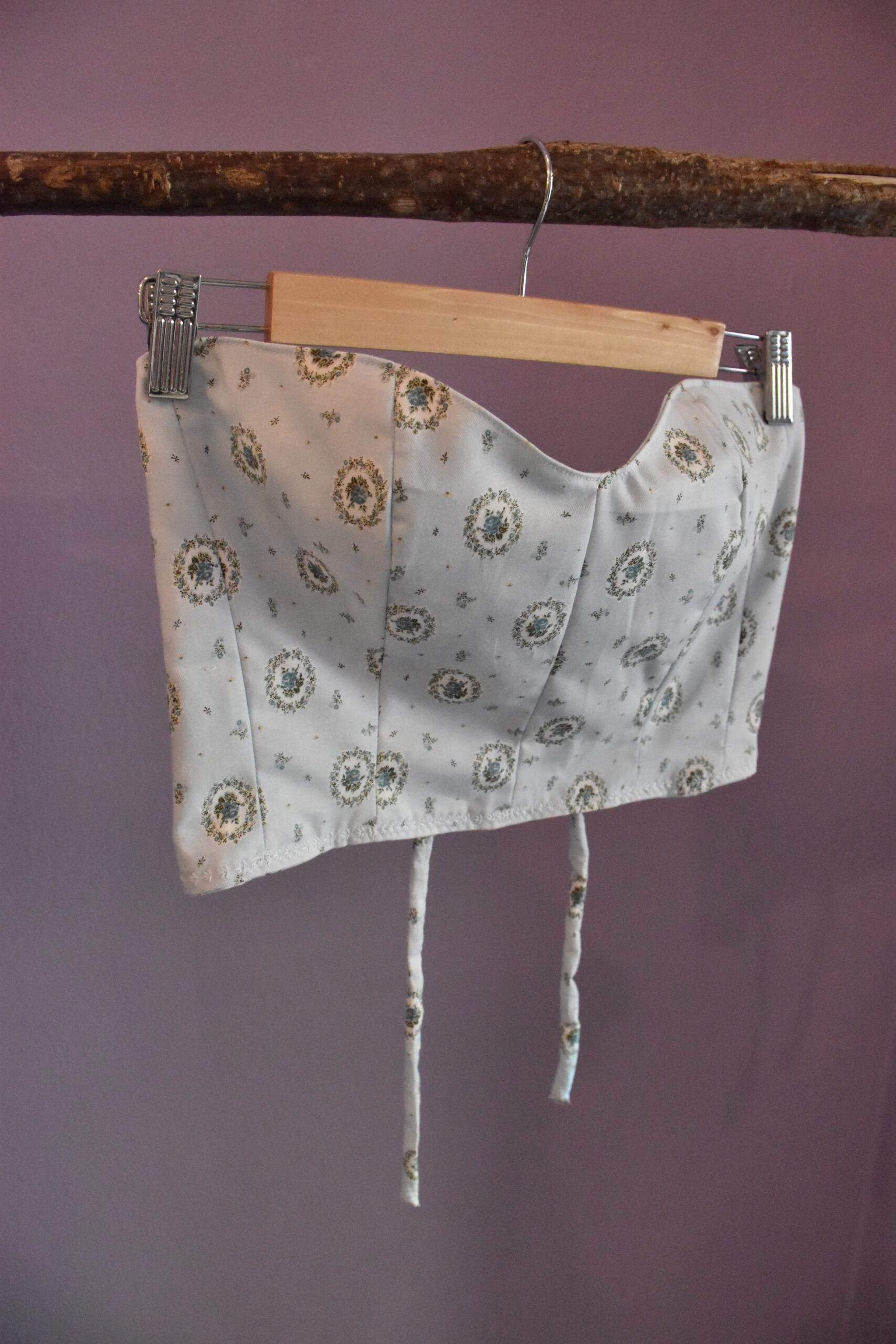 Bustier bleu