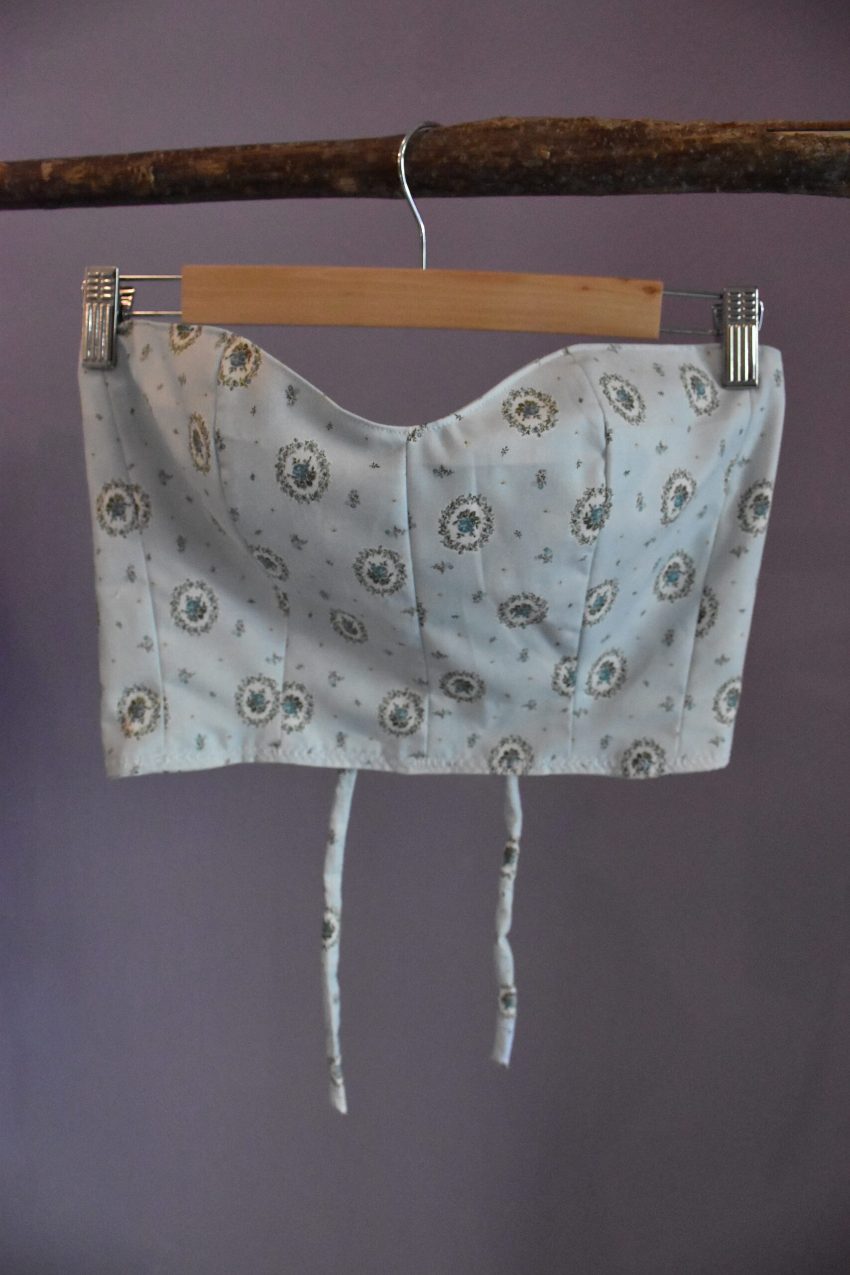 Bustier bleu