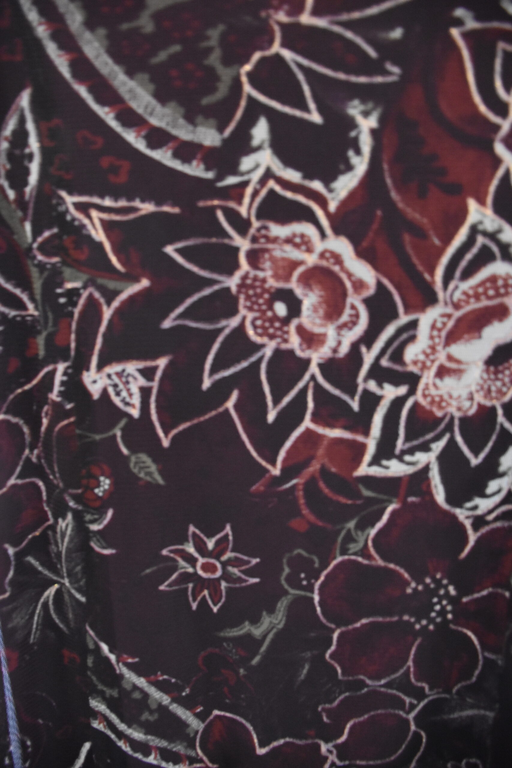 Robe longue violette